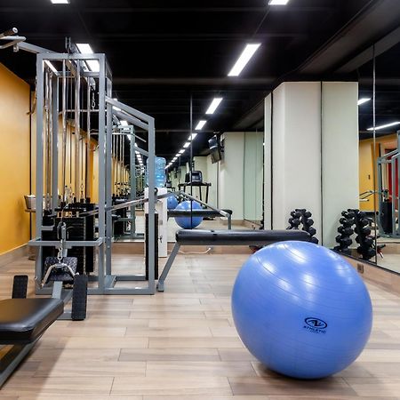 퀄리티 인 파추카 호텔 Pachuca 외부 사진 The gym at the hotel