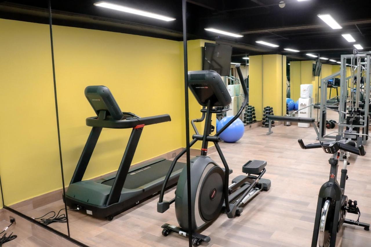 퀄리티 인 파추카 호텔 Pachuca 외부 사진 A gym in a hotel