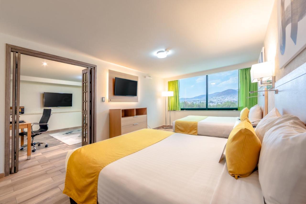 퀄리티 인 파추카 호텔 Pachuca 외부 사진 A typical hotel room at the hotel